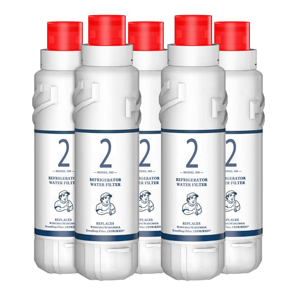 EDR2RXD1 W10413645A 9082 Compatible Refrigerator Water Filter 5pk
